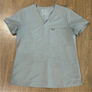 FIGS cement Casma scrub top